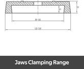 CK-5.5"-WJ Wide Jaws for 5.5" Series Chuck for Woodturning Lathe, Wood Lathe chuck Jaws.